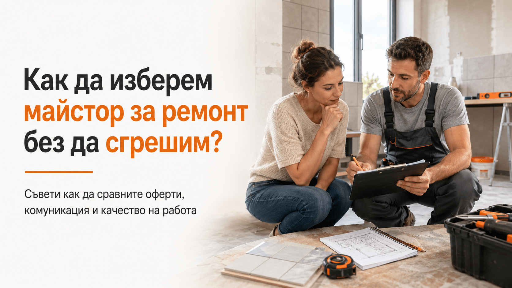 Как да изберем майстор?