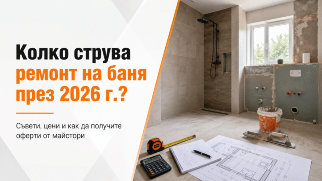 Колко струва ремонта на банята?